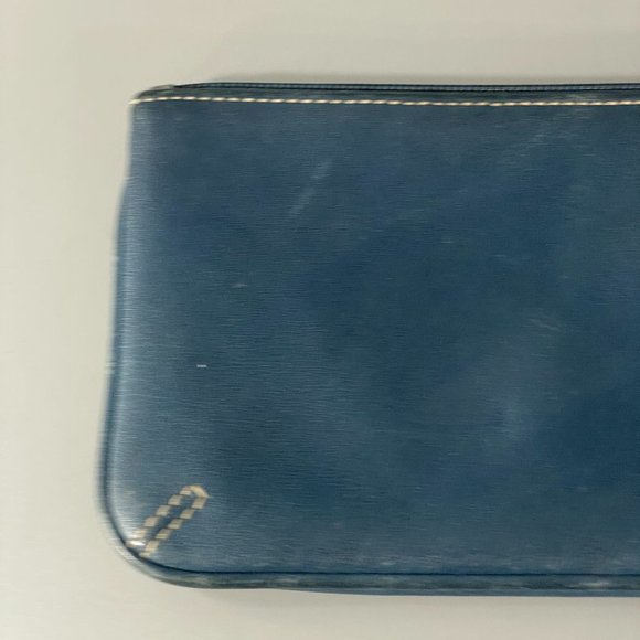 Coach Blue Leather Wristlet - Picture 6 of 10